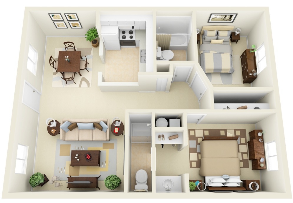 Дизайн Проект 4 Комнатной Квартиры