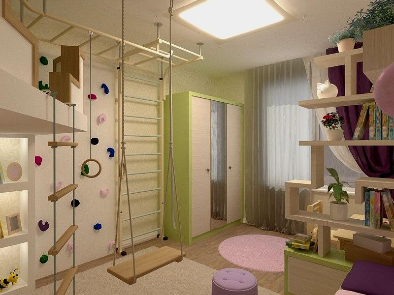 Интерьер детской комнаты. Фото 65