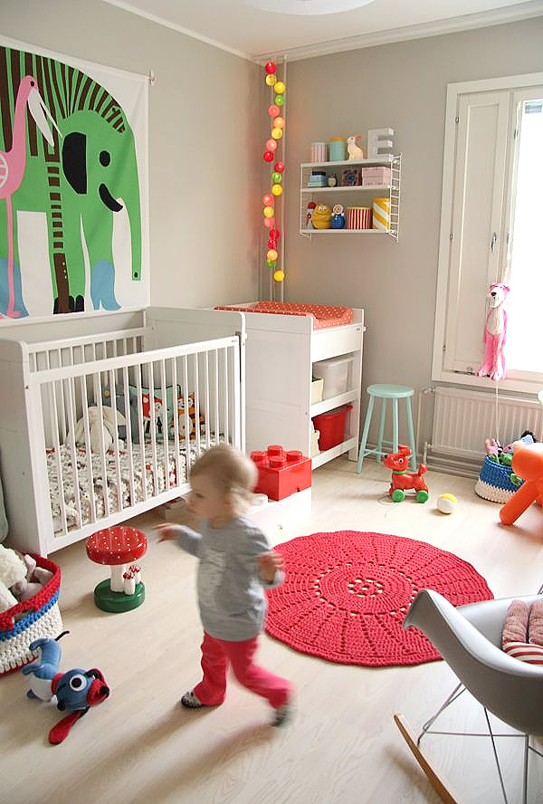Интерьер детской комнаты. Фото 74