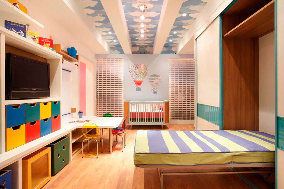 Интерьер детской комнаты. Фото 80