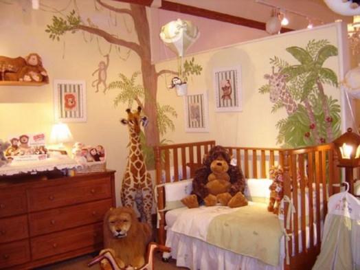 Детская комната в стиле джунглей 33 фото