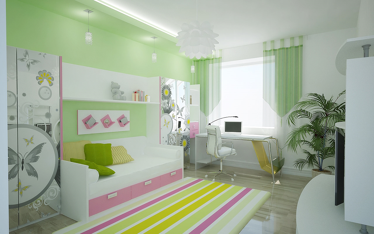 Розово зеленый мальчик. Интерьер детской комнаты девочке. Комната для двоих детей. Детская комната в салатовом цвете. Цветовые решения для детской комнаты.