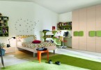 Дизайн интерьера детской комнаты в зеленых оттенках