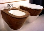 Красивое биде в дизайна ванной комнаты