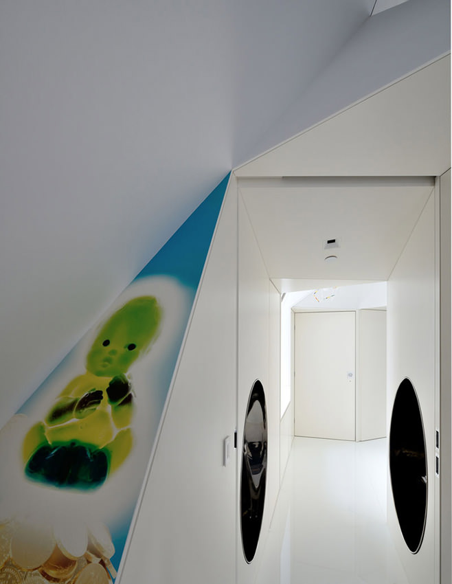 Дизайн интерьера коридора пентхауса