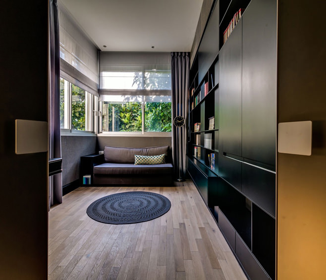 Дизайн интерьера комнаты для сна с кабинетом
