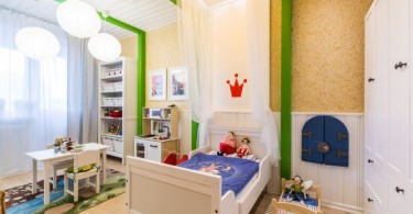 Шикарный дизайн интерьера детской комнаты для девочки