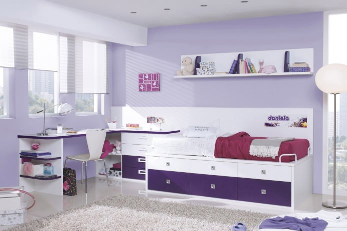 Дизайн спальной комнаты в светлых тонах и современном стиле с фото
