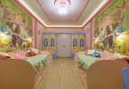 Шикарный дизайн интерьера детской комнаты для двух девчонок