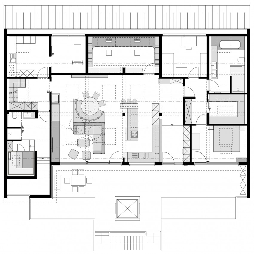 План-схема мансардных апартаментов