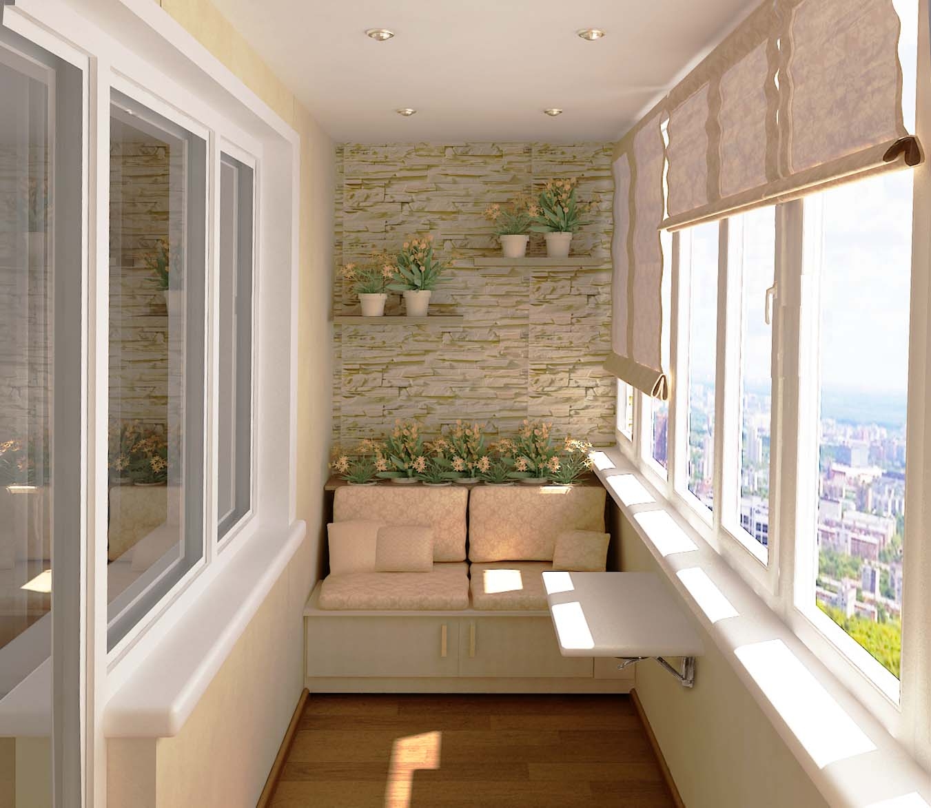 Особенности и преимущества объединения спальни и балкона