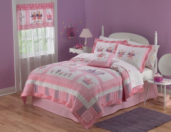 Дизайн комнаты для девочки в розовом цвете. Фото 20