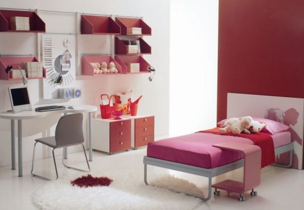 Дизайн комнаты для девочки в розовом цвете. Фото 4