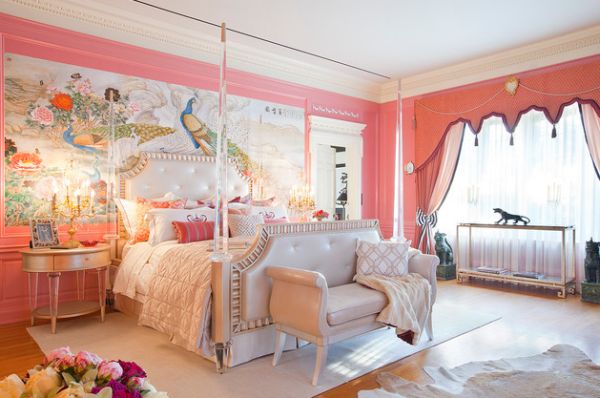 Дизайн комнаты для девочки в розовом цвете. Фото 14