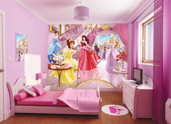 Дизайн комнаты для девочки в розовом цвете. Фото 15