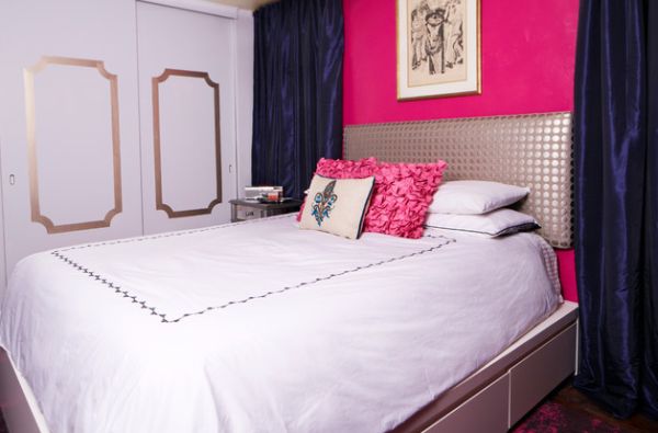 Дизайн комнаты для девочки в розовом цвете. Фото 12