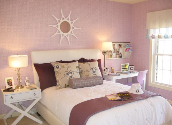 Дизайн комнаты для девочки в розовом цвете. Фото 6
