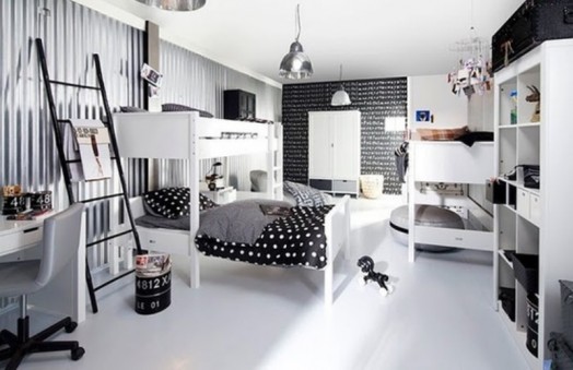 Черно-белый интерьер и его сочетания > 70 фото-идей дизайна комнат в бело-черных тонах