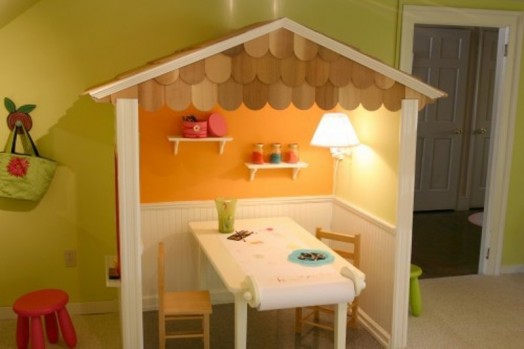 Проект «Кроша» - Детский домик с песочницей и качелями | Доминант Размер бруса Профилированний 60