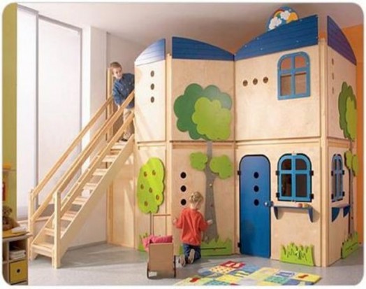 Деревянный детский домик 1,5х2м «Умка»