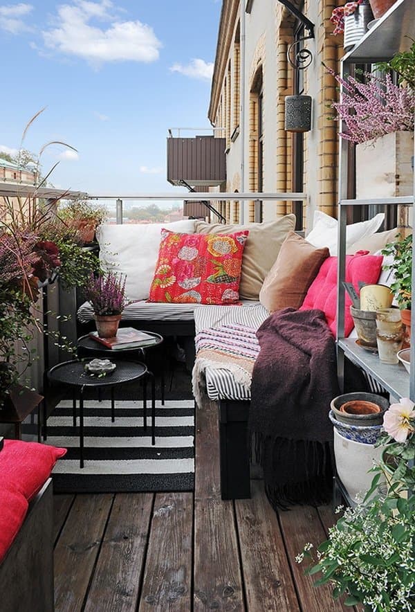 Декор маленького балкона: лучшее место для релаксации 