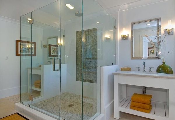 design shower with glass doors photo 13