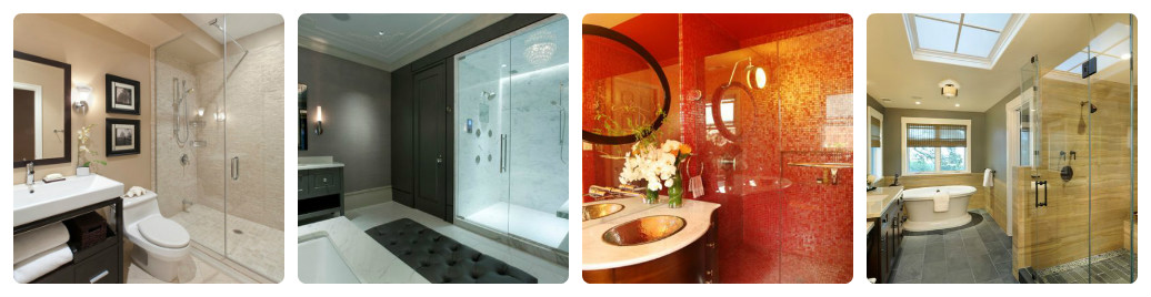 design shower with glass doors photo 26