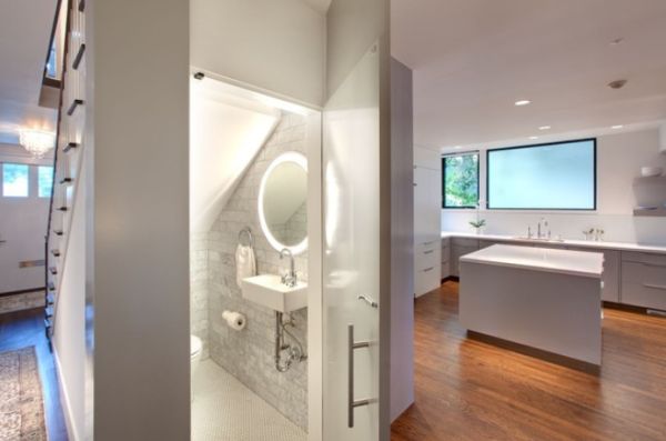 Дизайн ванной комнаты с отделенным санузлом