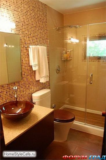 Дизайн проект стандартной ванной комнаты (36 фото)