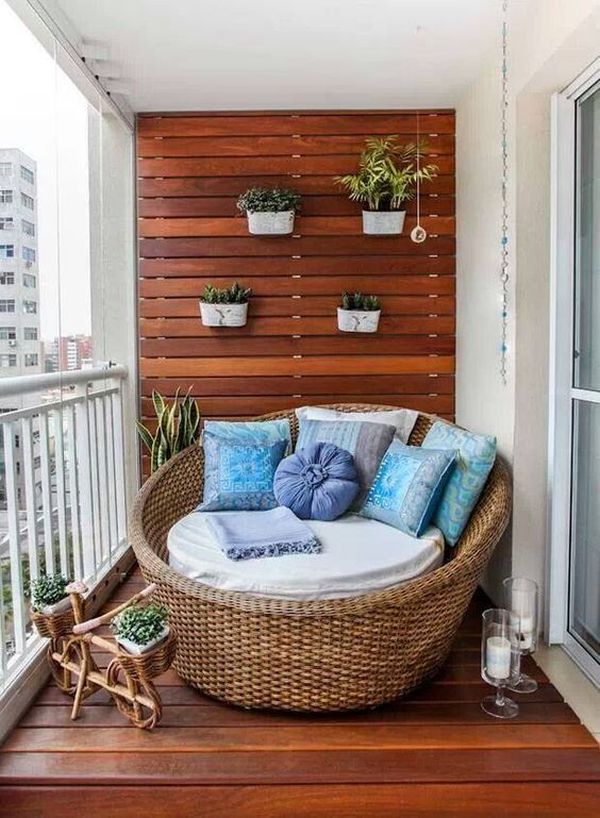 Дизайн балконов: место для отдыха