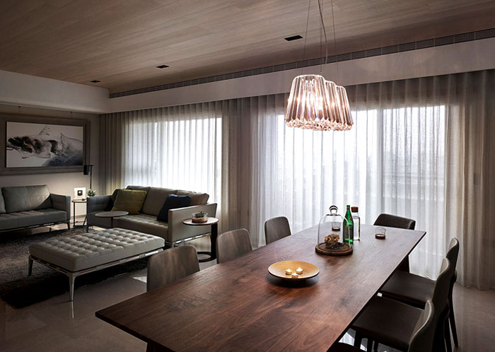 Дизайн интерьера квартиры в классическом стиле: столовая