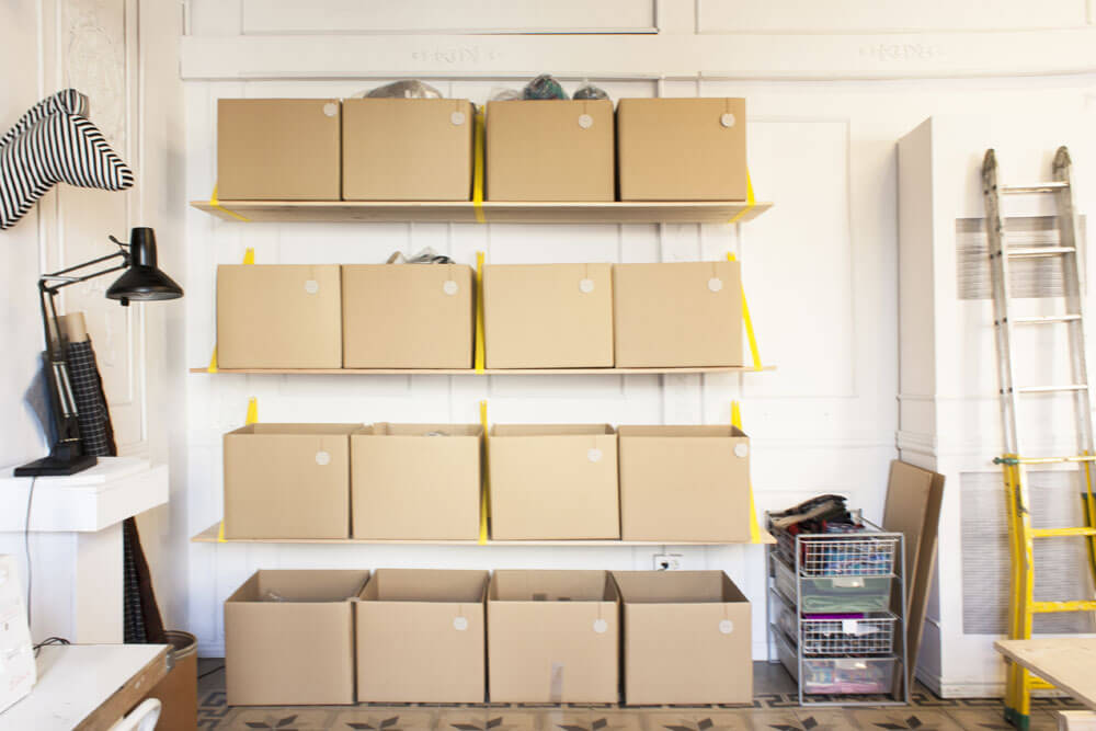 Дизайнерское оформление пространства: коробки для хранения