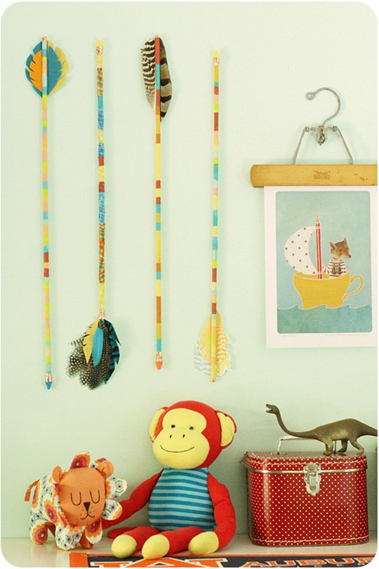 Необычные элементы декора детской комнаты от Даниель Томпсон