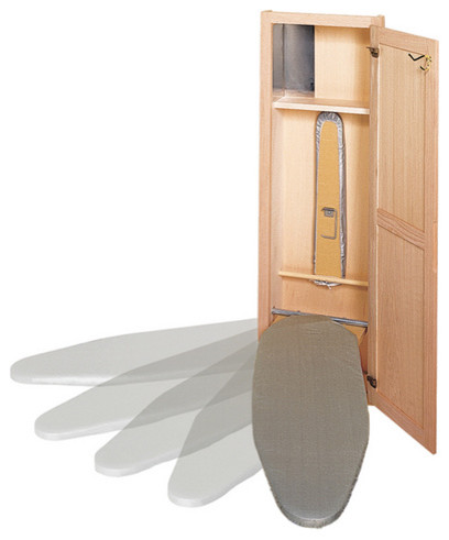 Гладильная доска в гардеробной – Функциональный шкафчик