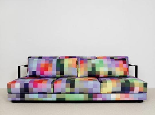 Идеи дизайна офиса: пиксельное оформление дивана