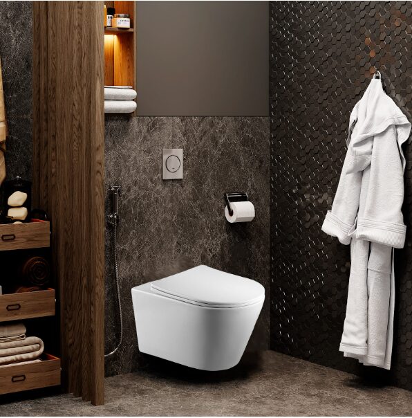 инсталляция в интерьере ванной