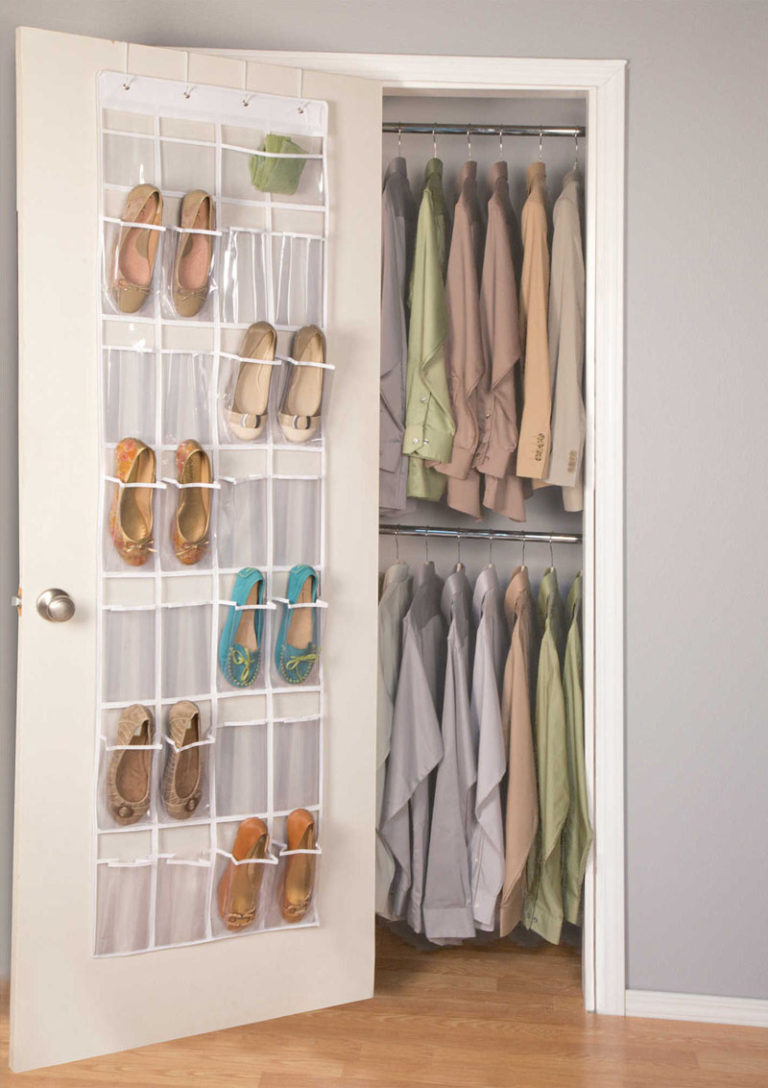Хранение вещей в маленьком шкафу: хранение обуви, Bed Bath & Beyond