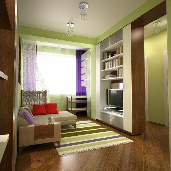 Дизайн современной комнаты с лоджией +50 фото объединенных интерьеров