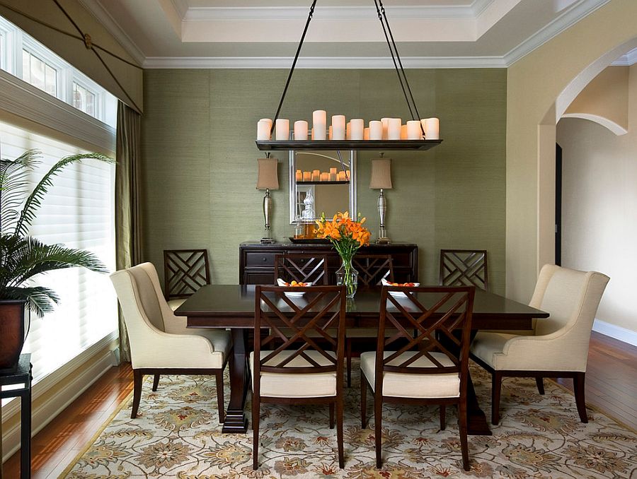 Ковер для столовой - прекрасное дополнение для разных стилей: ковёр определяет палитру