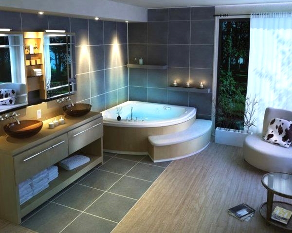 Преимущества серого цвета в дизайне ванной комнаты