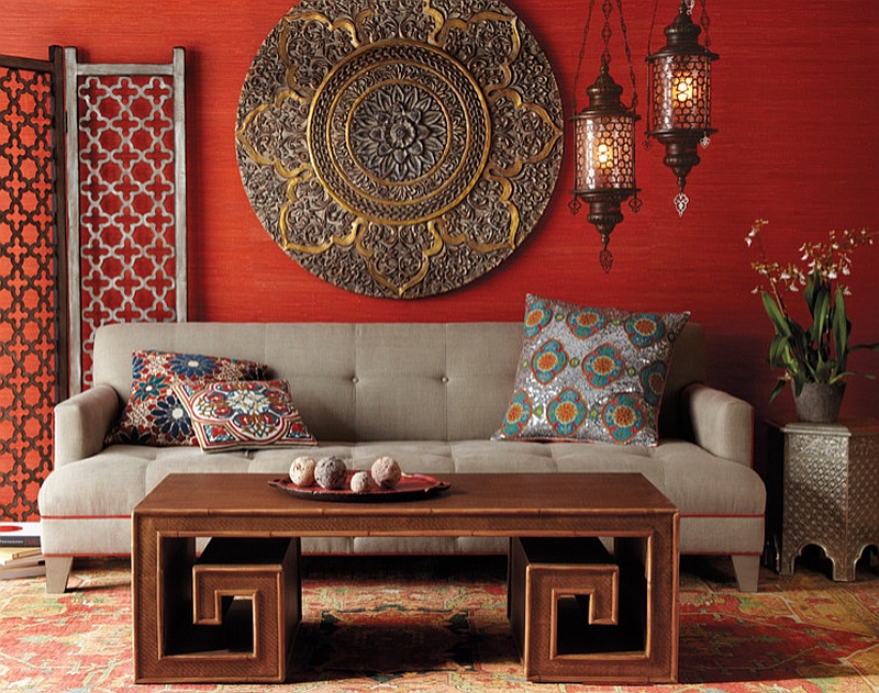 Оформление гостиной в марокканском стиле. Фото 18