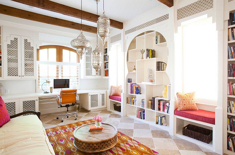 Оформление гостиной в марокканском стиле. Фото 27