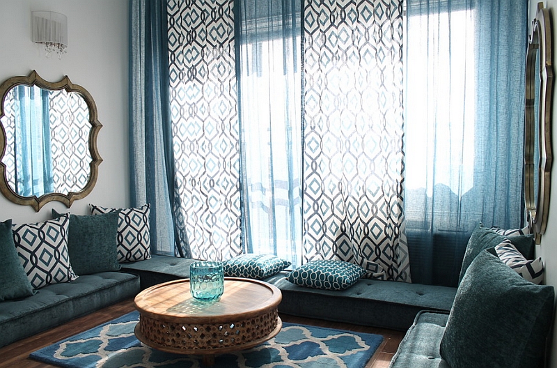 Оформление гостиной в марокканском стиле. Фото 32