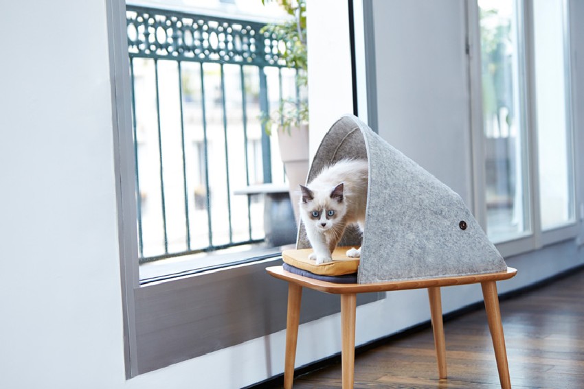 Необычные домики для кошек Meyou Paris - вариант шалаша - фото 1