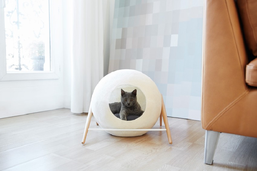 Необычные домики для кошек Meyou Paris - вариант шара - фото 4