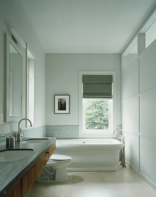 Потрясающие идеи оформления ванной комнаты плиткой: стенная панель