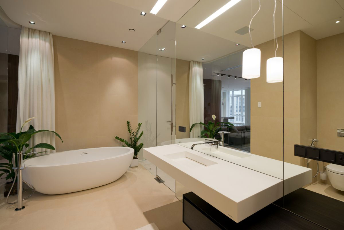 Дизайн интерьера ванной в квартире от SL*Project