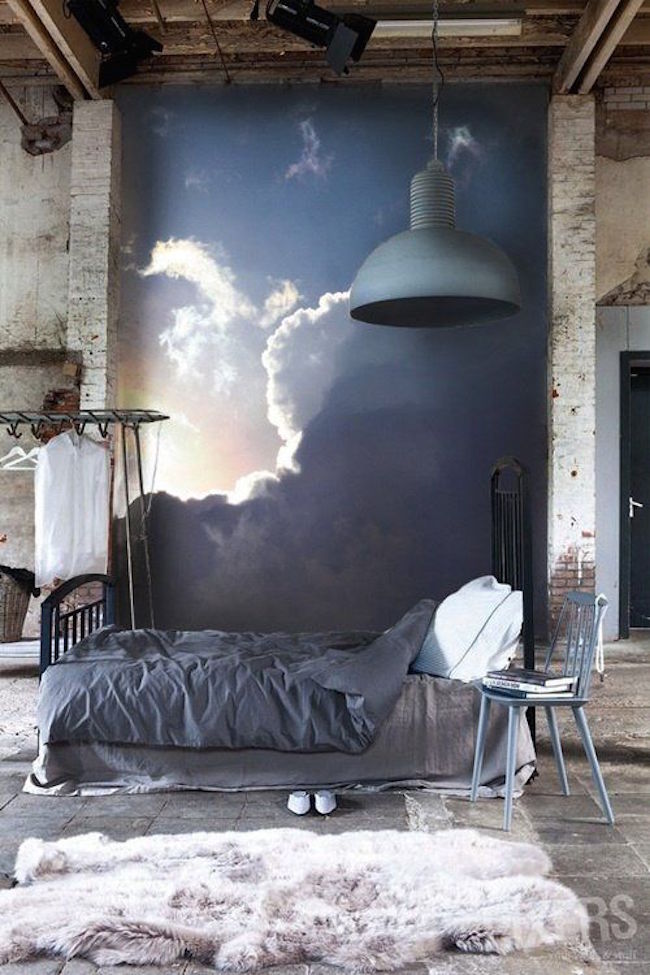 Облака в интерьере - фрески в дизайне