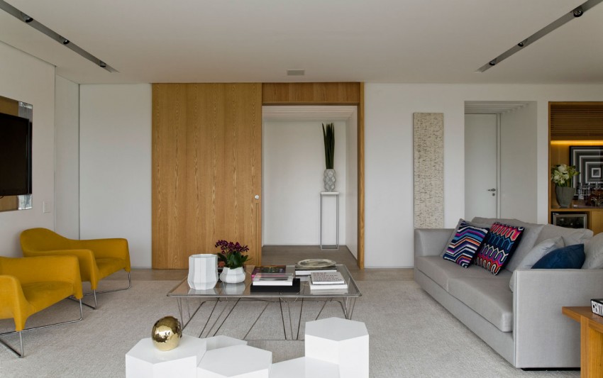 Дизайнерская мебель в современной квартире