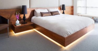 Подсветка кровати в спальне - 9 интересных примеров